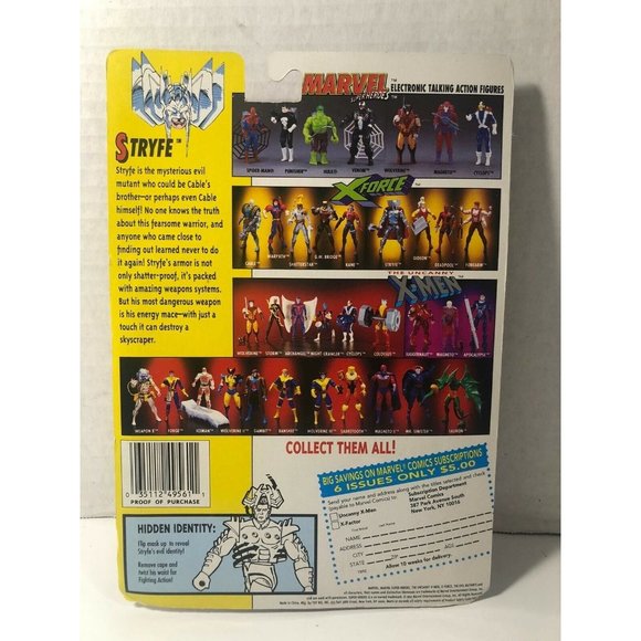 Marvel Comics X-Men “Stryfe”Action Figure X-Force ToyBiz 1992 - Picture 3 of 3